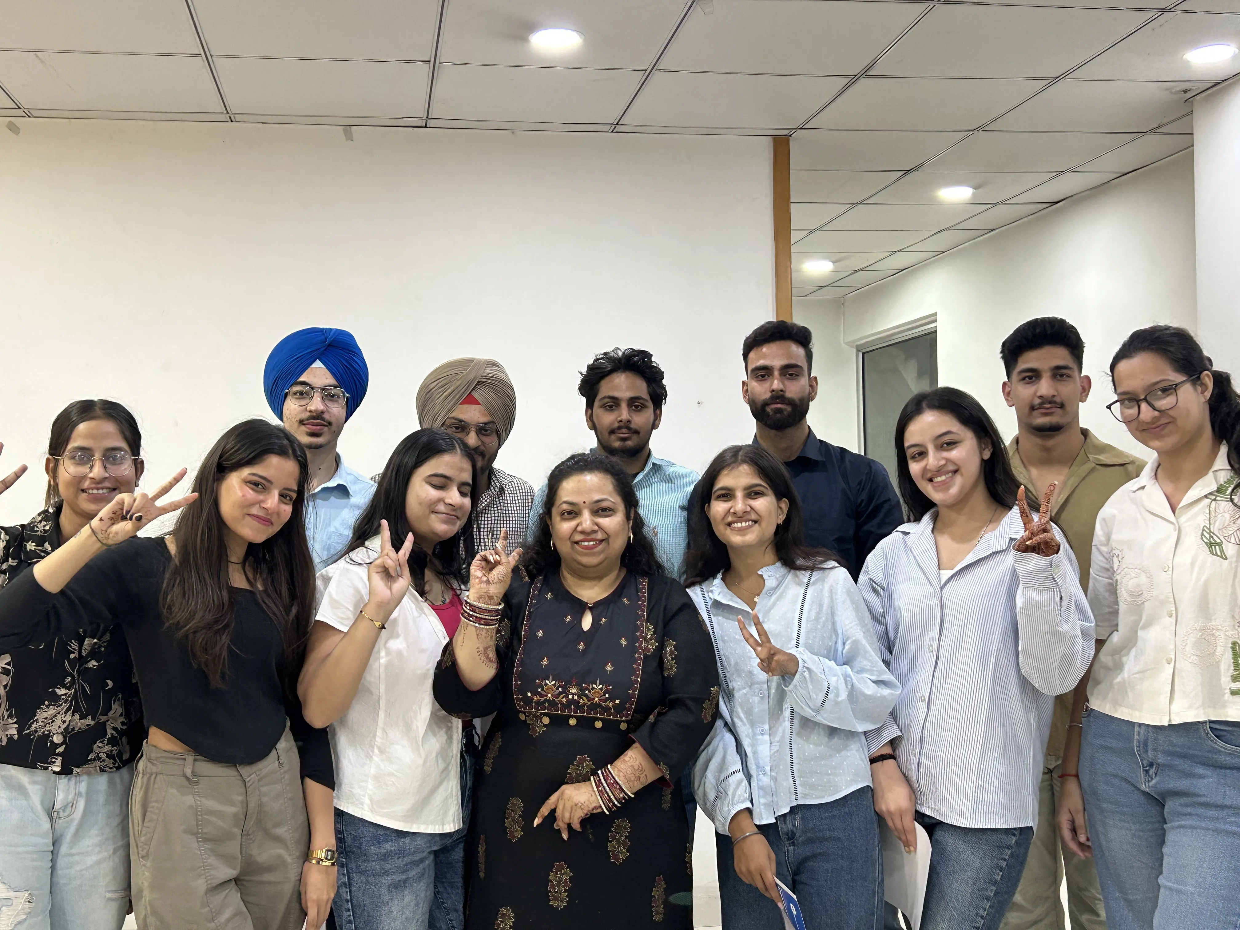 Students collaborating