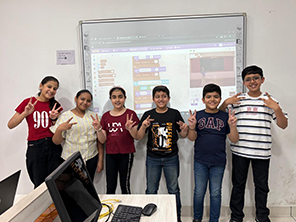 Interactive session with DAV students at Webcooks Digital Marketing Institute