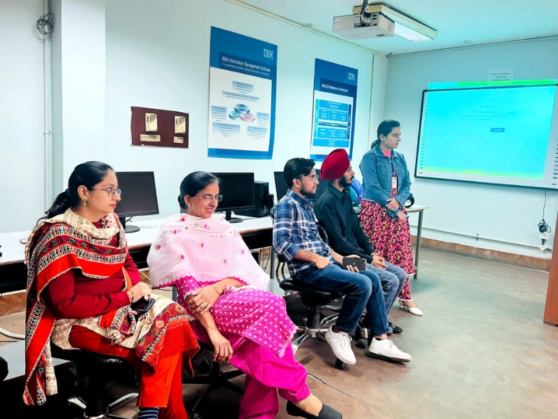 Inspiring event at GNDU, where students and professionals collaborate on innovative ideas