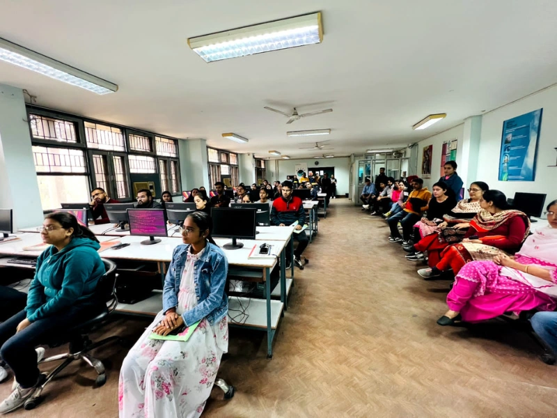 Inspiring event at GNDU, where students and professionals collaborate on innovative ideas