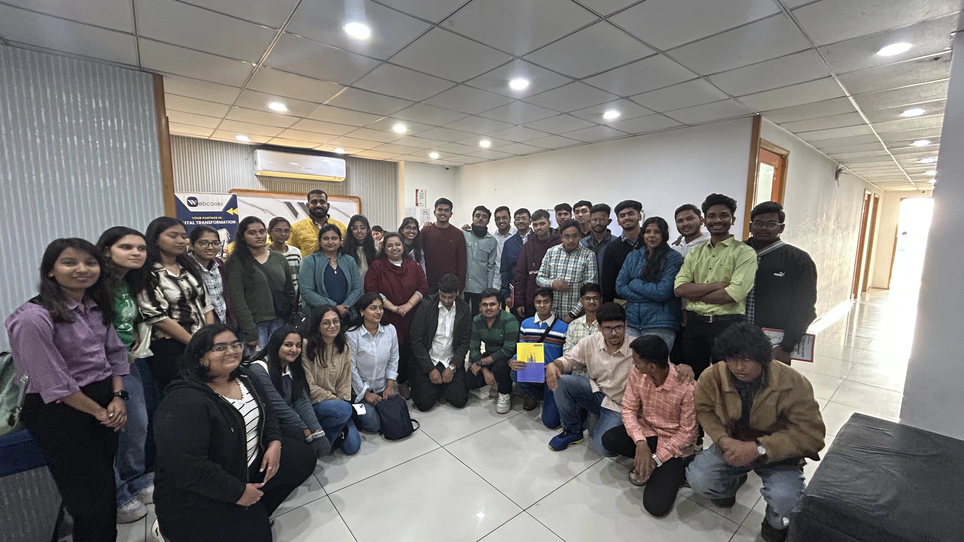 Interactive session with DAV students at Webcooks Digital Marketing Institute