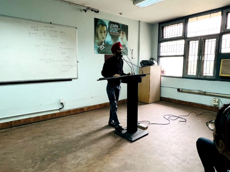 Inspiring event at GNDU, where students and professionals collaborate on innovative ideas